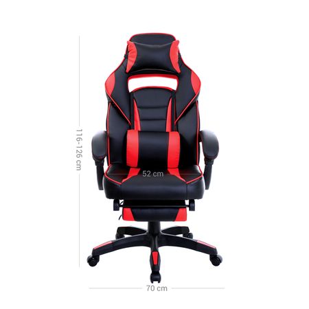 7. Bild von Gaming Stuhl Schwarz-Rot